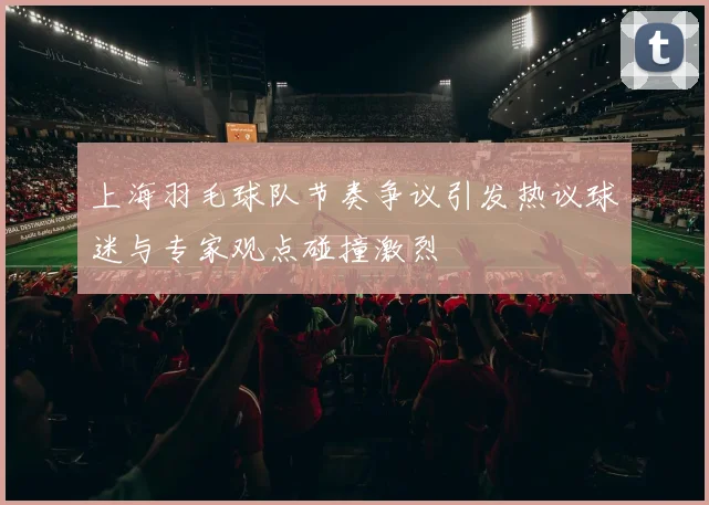 上海羽毛球队节奏争议引发热议球迷与专家观点碰撞激烈