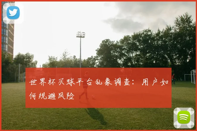 世界杯买球平台乱象调查：用户如何规避风险